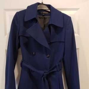 Ink blue trench